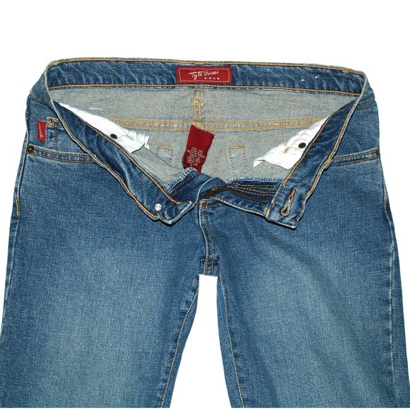 Tyte Jeans Vintage Inspired - Style# 17560UAJ - Women's Flared Blue Denim 31x32 - Picture 6 of 12